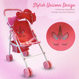 The New York Doll Collection canopy shield provides sun protection during outdoor play