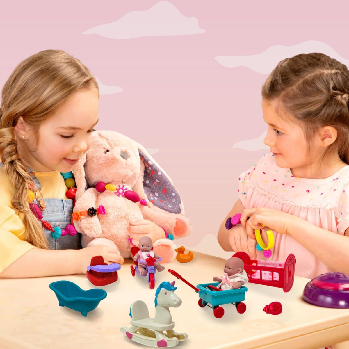 Doll bed with blanket from The New York Doll Collection for naptime play