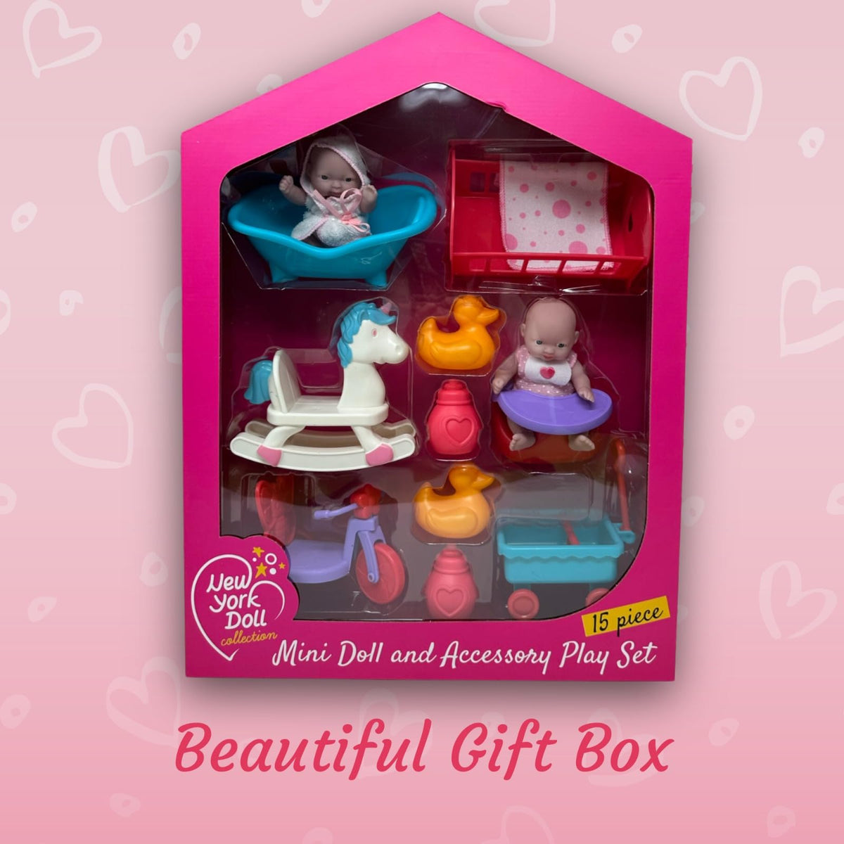 Doll highchair from The New York Doll Collection for feeding pretend scenes
