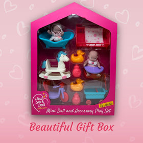 Doll highchair from The New York Doll Collection for feeding pretend scenes