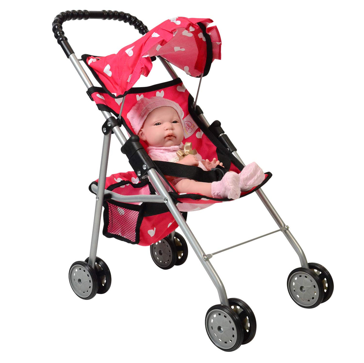 The New York Doll Collection folds compactly for easy storage.