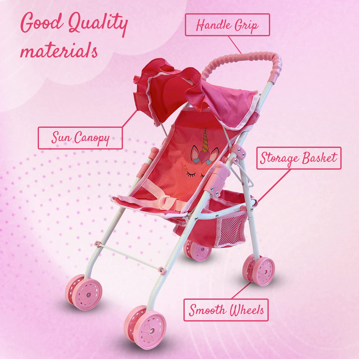 The New York Doll Collection folding frame enables compact transport for trips