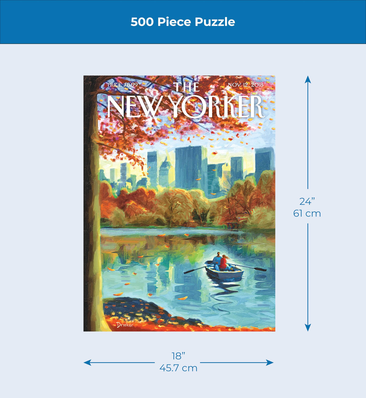 New York Puzzle Company Central Park Row made in USA, quality you can trust.