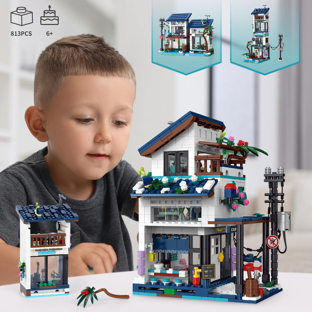 NEWABWN Premium ABS building blocks compatible with major brands.