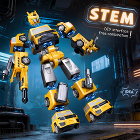 NewBandMo robot construction vehicles for durable, kid-friendly engineering play