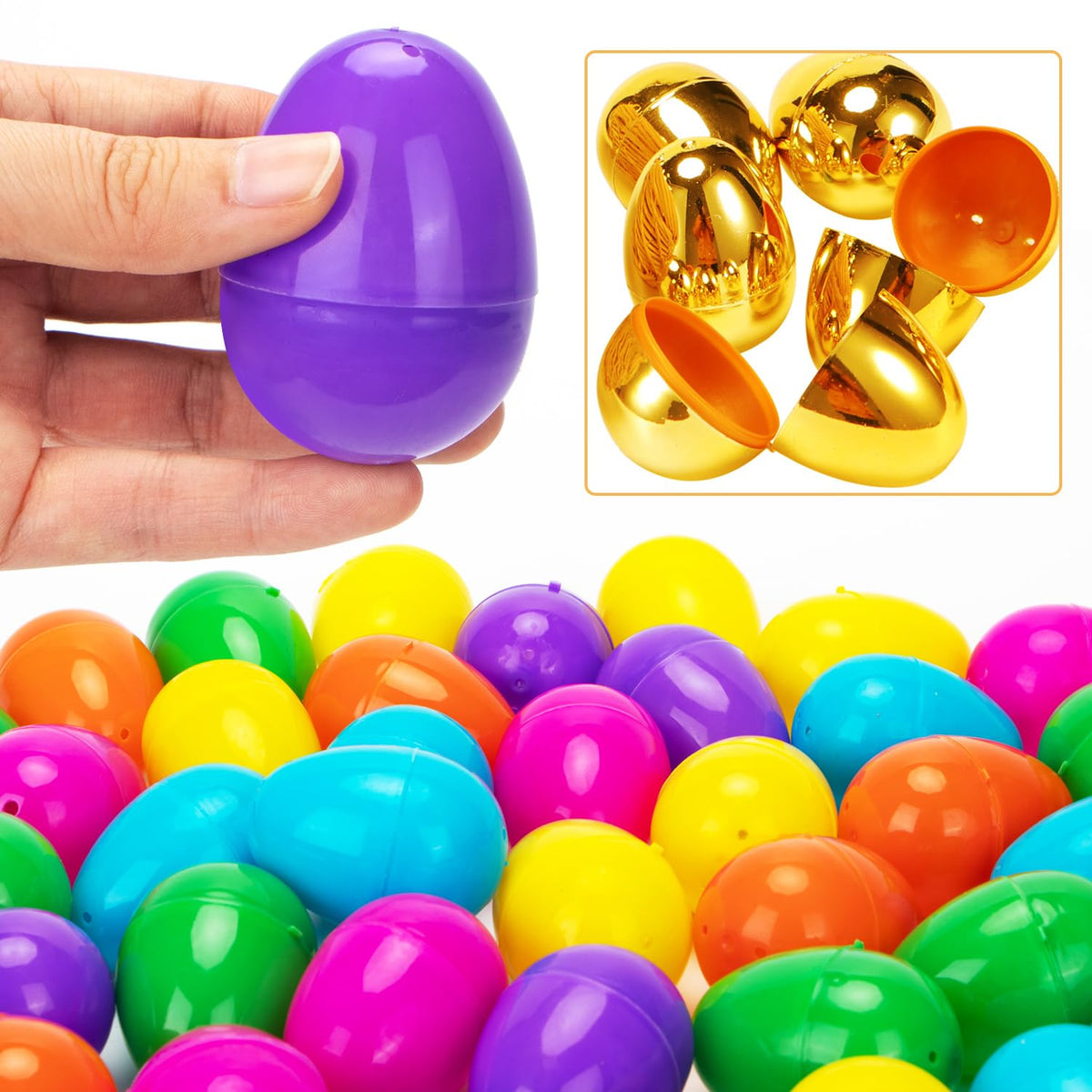 NEWBEA 12 golden eggs add festive shine to celebrations