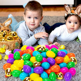 NEWBEA 2.36 inch hinge eggs are durable and easy to open