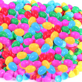 NEWBEA 2000-piece Easter eggs in bright color for hunts and decor.
