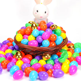 NEWBEA 2.36-inch eggs with smooth edges for kid-safe hunts