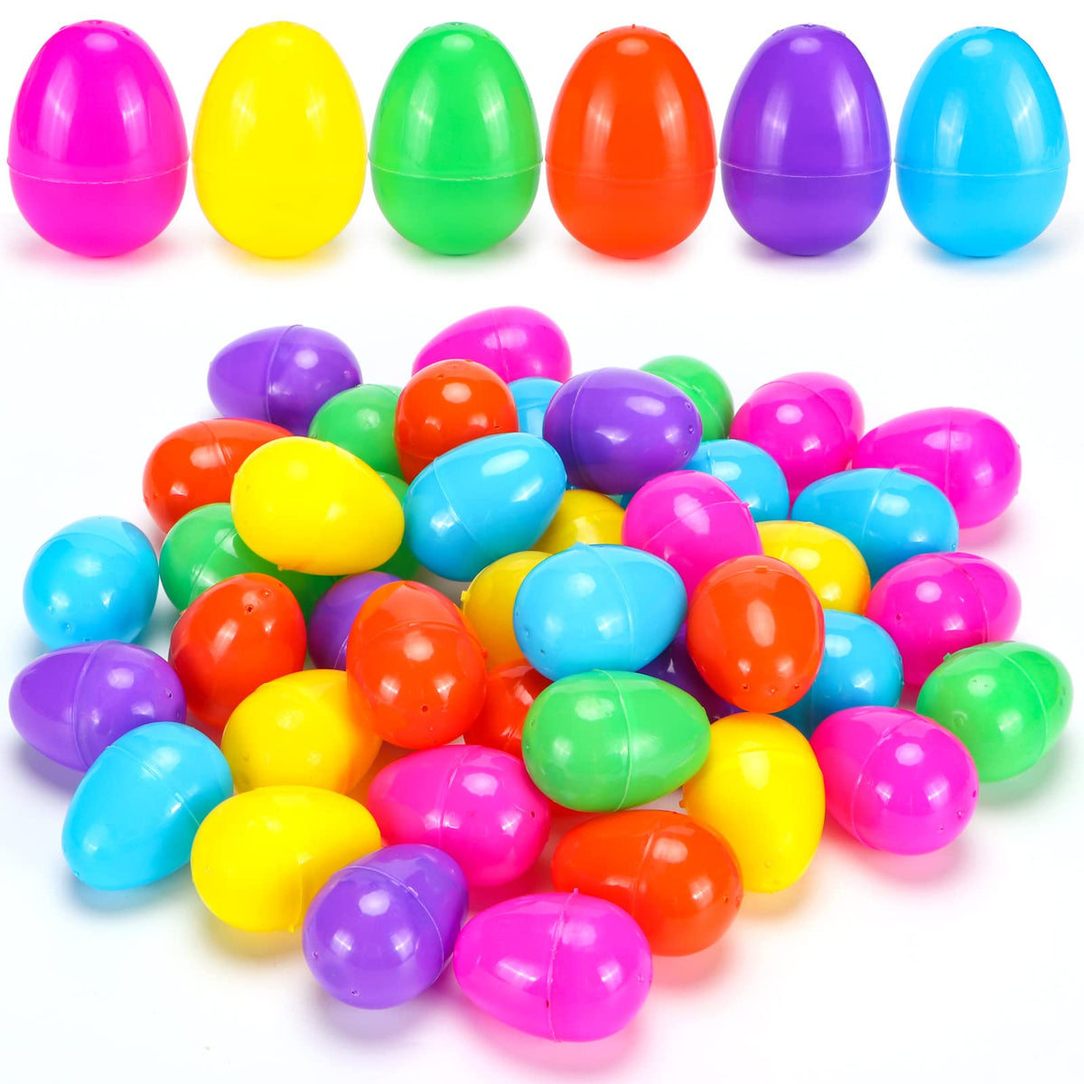 NEWBEA 2.36-inch eggs are easy to open and close.