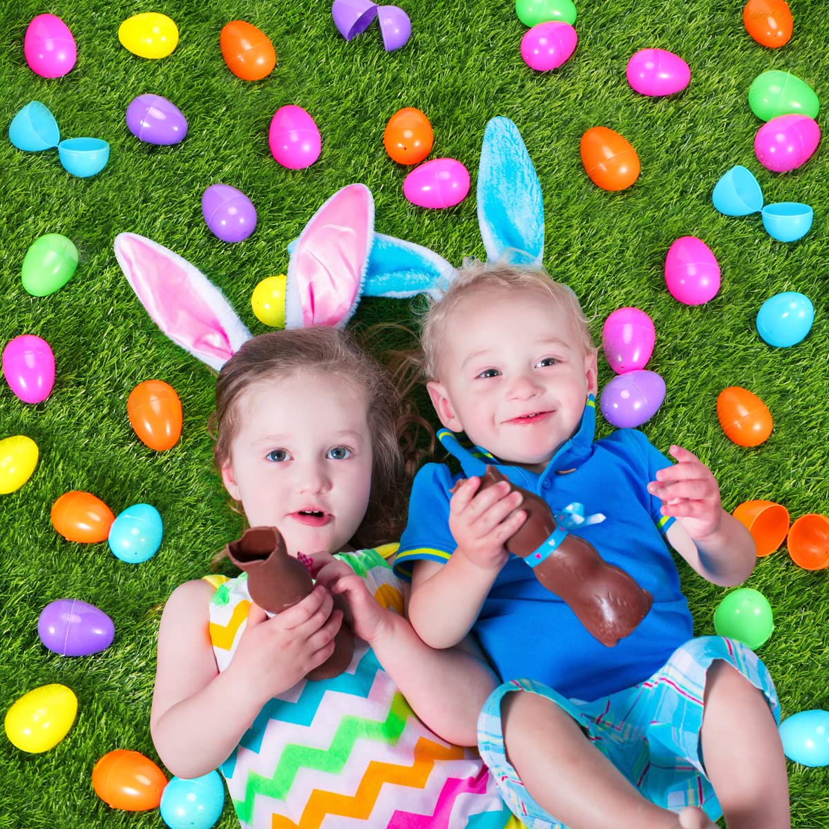 NEWBEA Easter eggs perfect for hunts, prizes, and basket fillers