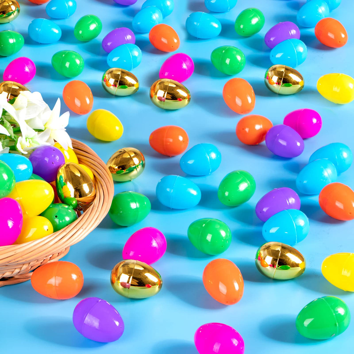 NEWBEA 518 eggs provide versatile Easter decor and activity options