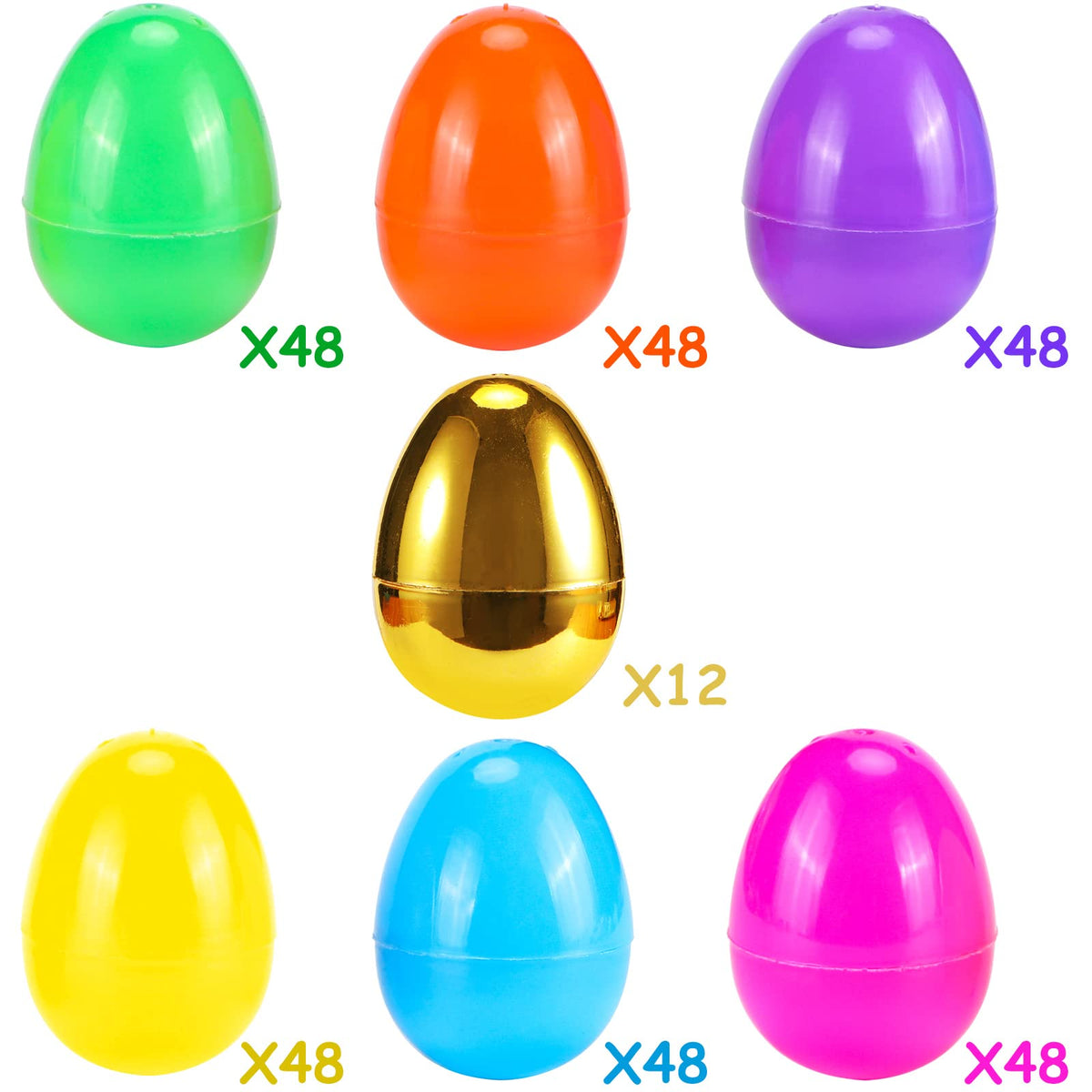 NEWBEA recyclable polypropylene eggs for eco-friendly party prep