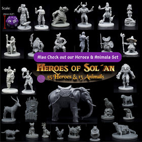 Newcombie Wildspire29 easy-to-paint miniatures for hobbyists and painters