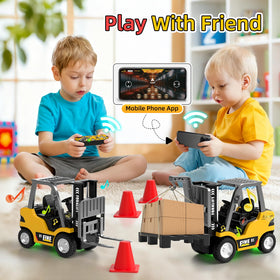 Newcrave mini RC truck compact design fits easily in pockets for travel.