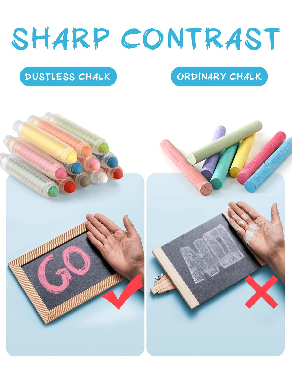 NewFamily dustless non-toxic chalk ideal for kids' learning space