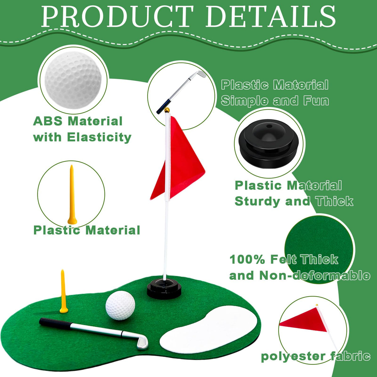 Newivi golf centerpiece golf clubs create a sporty centerpiece display