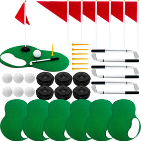 Newivi golf centerpiece green mat elevates a stylish golf-themed table setting