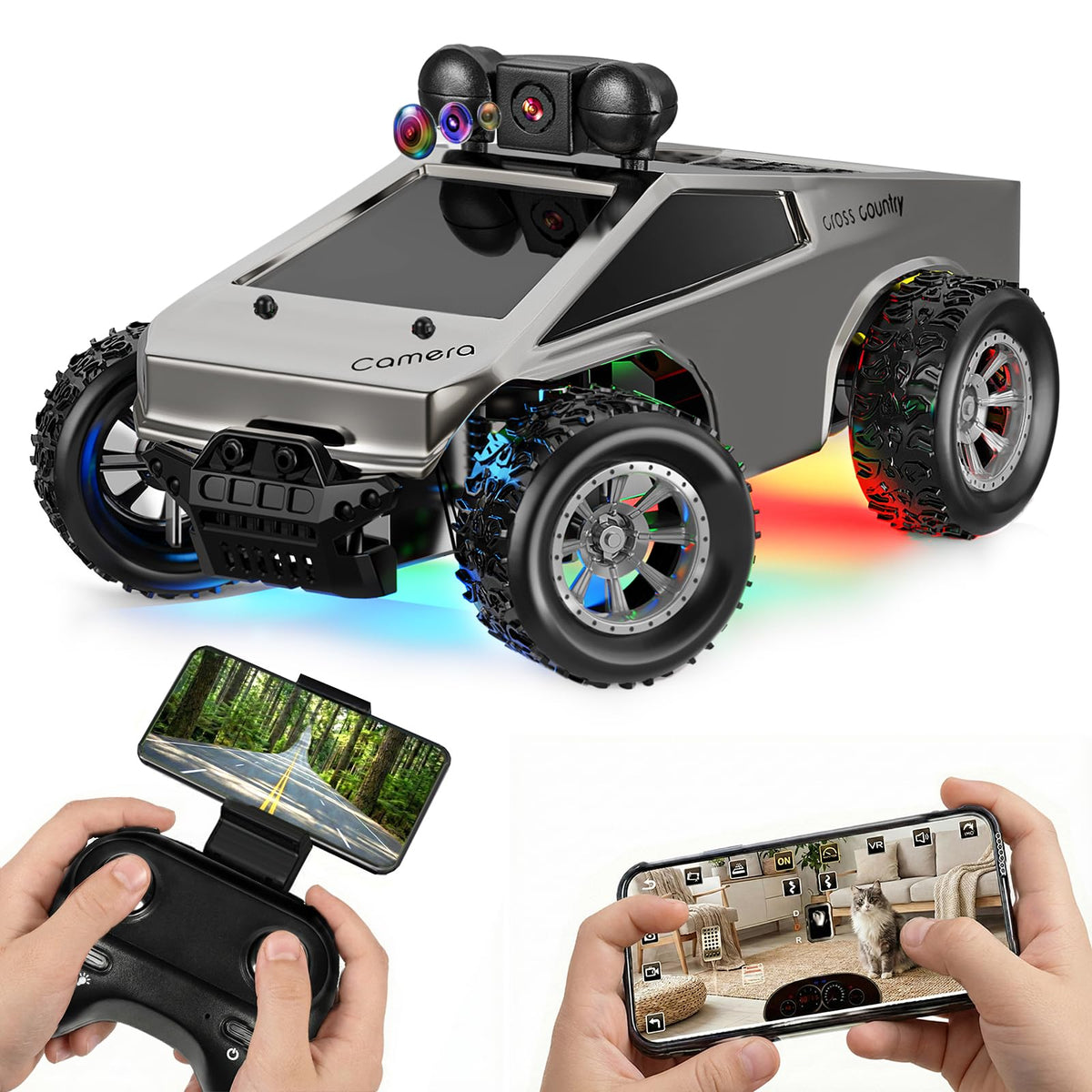 NewOpens RC car FPV camera provides immersive driving footage