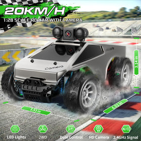 NewOpens RC car includes two batteries for extended playtime