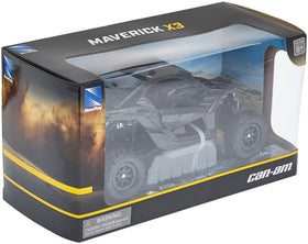 NewRay 58193B CAN-AM Maverick X3 Black cockpit detail for immersive model.