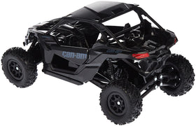 NewRay 58193B CAN-AM Maverick X3 Black top view for shelf display.