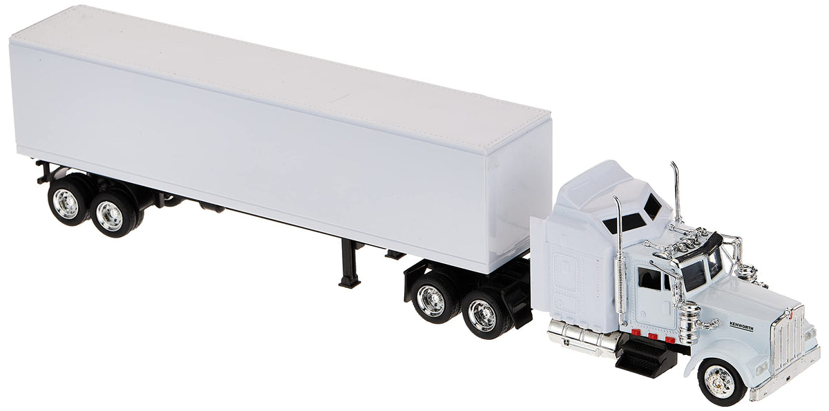 NewRay Kenworth W900 plain white 1:43 tractor with true-to-life detailing for display