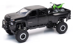 New-Ray X-Treme Adventure Chevrolet 3500HD truck side view for rugged off-road play