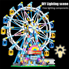 NEWRICE Ferris wheel gondolas colorful for eye-catching playtime