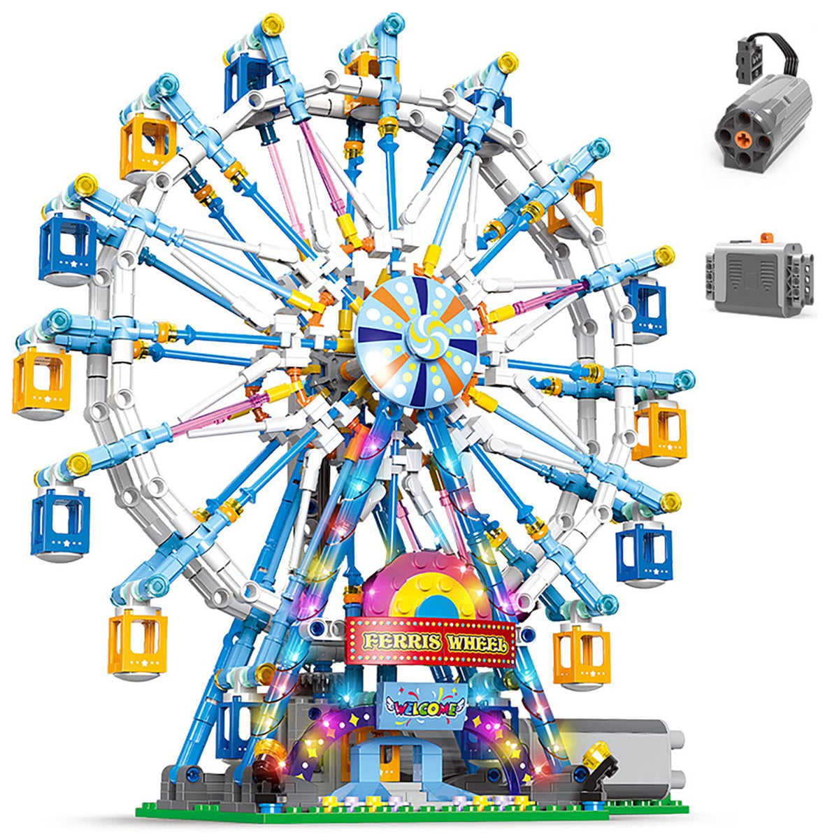 NEWRICE Ferris wheel assembly for collaborative building