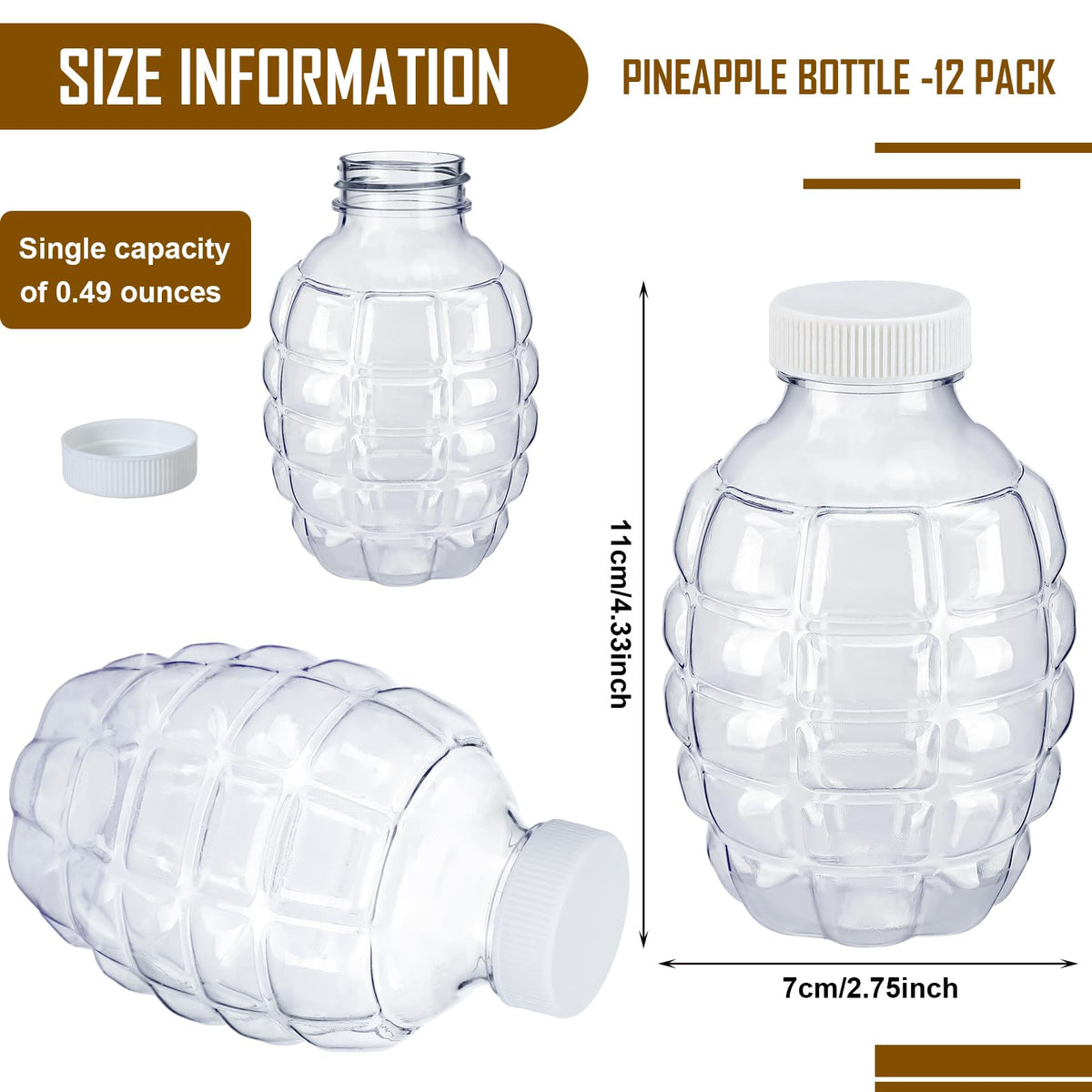 Newtay 12-pack subpackage bottles provide portable storage for gel beads.