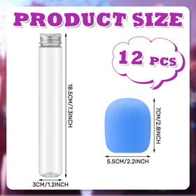 Newtay microphone candy tubes in pink create playful color accents for celebrations.