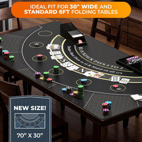 Newverest poker table topper design for 6ft tables