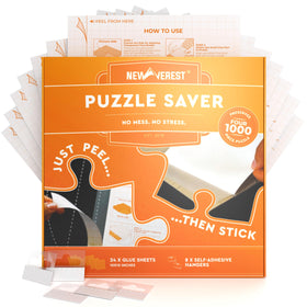 Newverest Puzzle Saver 24-pack box front, gift-ready packaging for puzzle fans.
