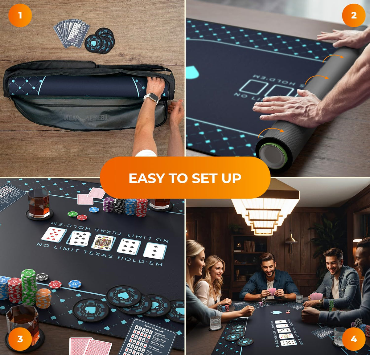 Newverest ready gift packaging for a polished poker night starter set