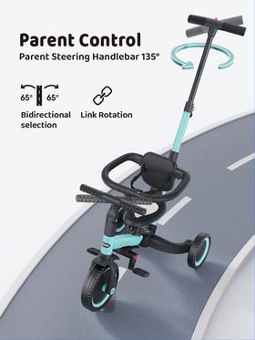newyoo tricycle carbon steel frame highlights durability and style