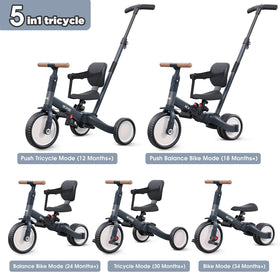 newyoo tricycle seat-backrest detail with detachable support