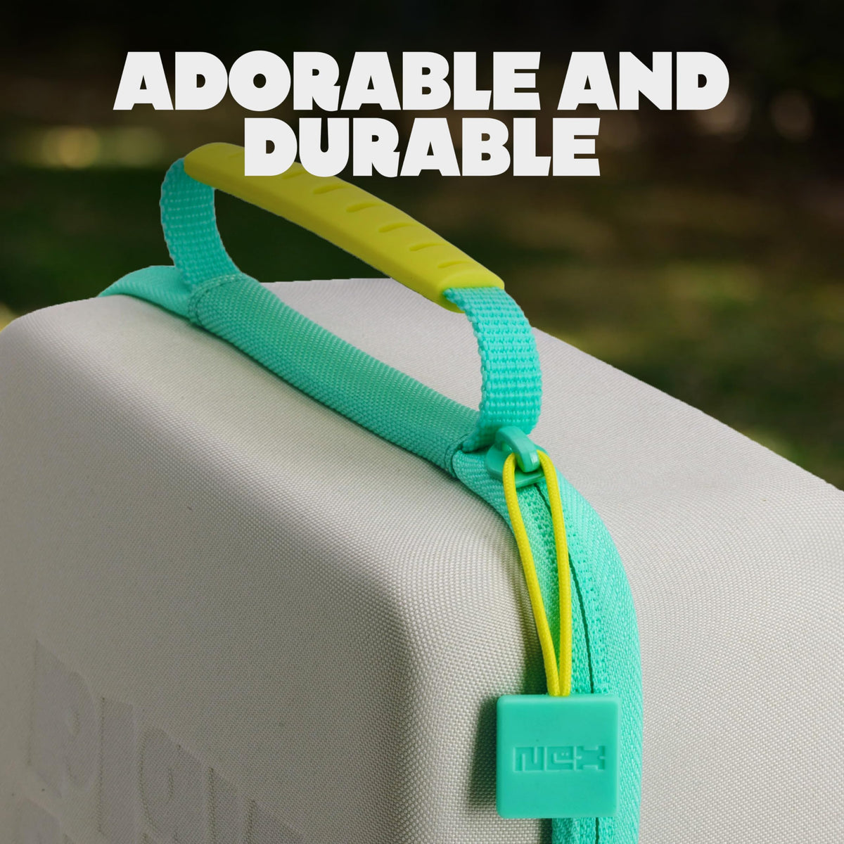 Nex Playground travel case with handle fits conveniently into a backpack.