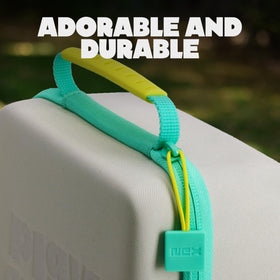 Nex Playground travel case with handle fits conveniently into a backpack.