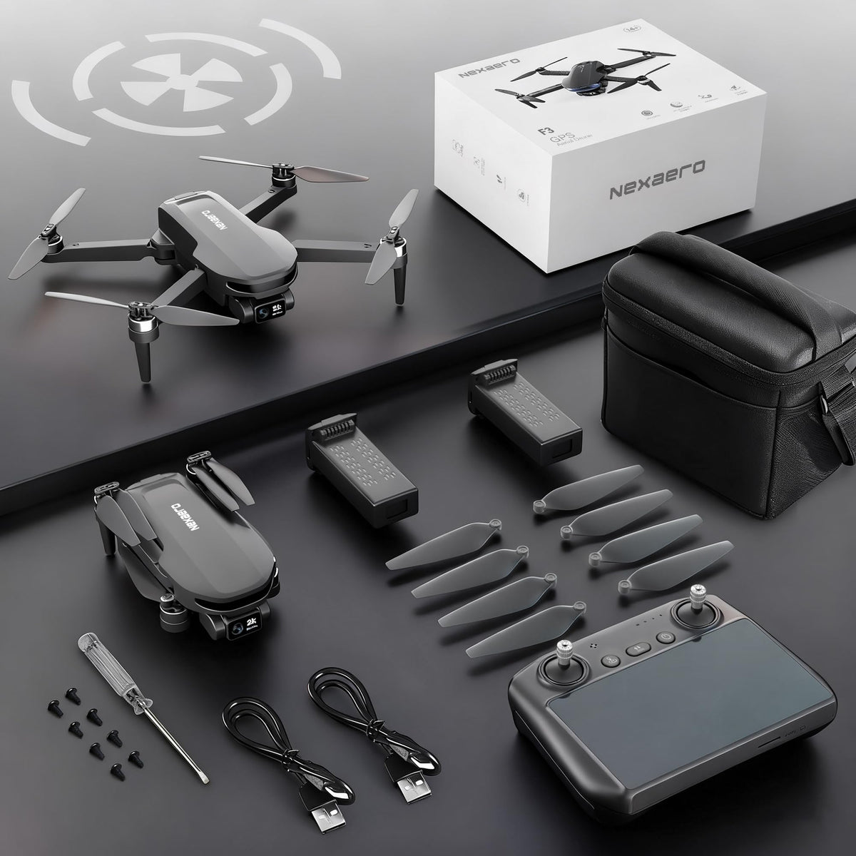 Nexaero F3 drone with long-range transmission for distant explorations