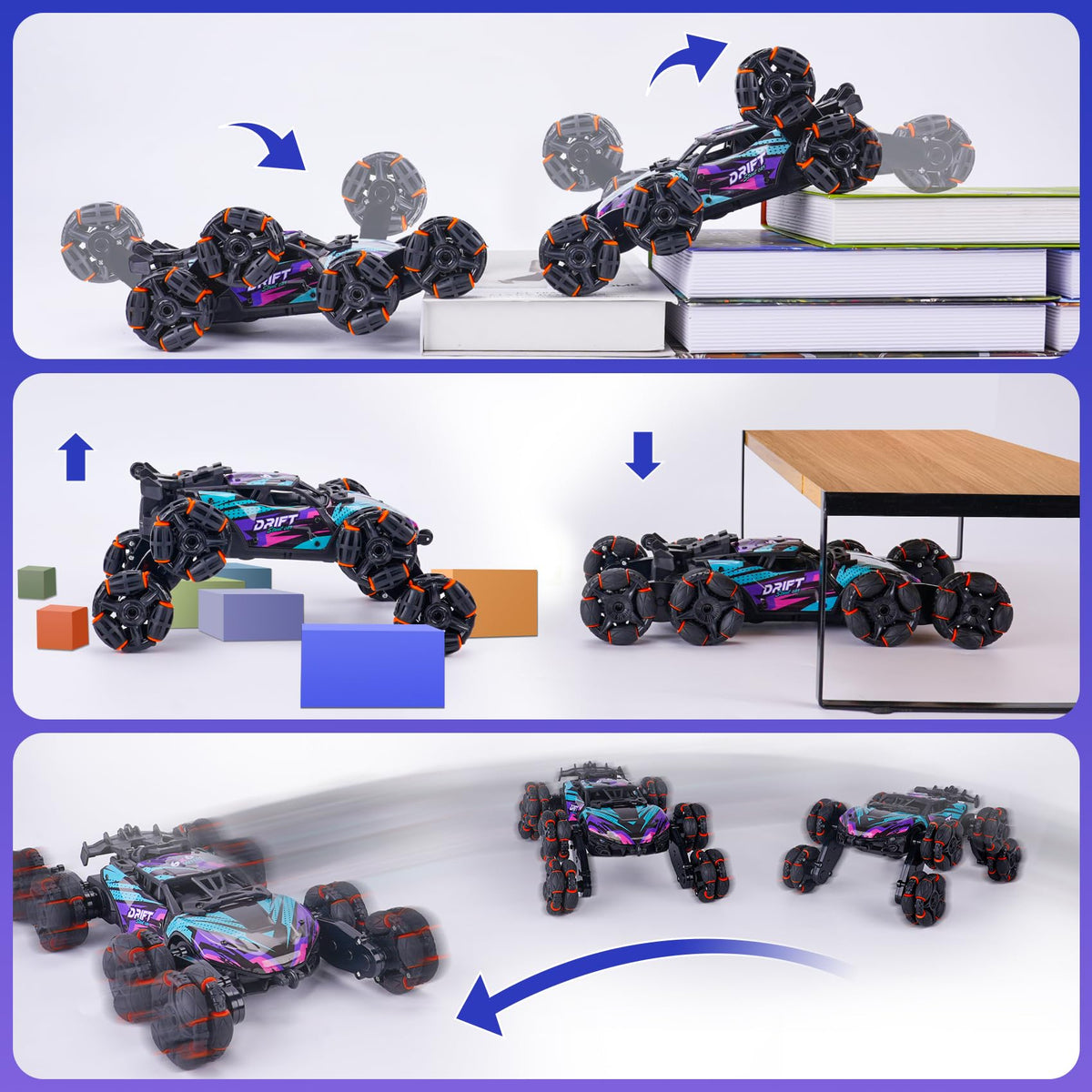 NEXBOX dynamic music and realistic exhaust create immersive play sessions