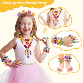 NEXBOX Kid-friendly beads safe for small hands during crafting sessions.