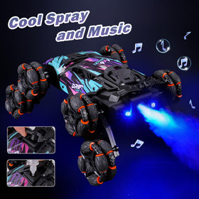 NEXBOX stunt car with flashing lights for captivating visuals during playtime