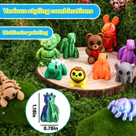NEXT STOP M 25-piece animal figures set posed characters encourage imaginative storytelling
