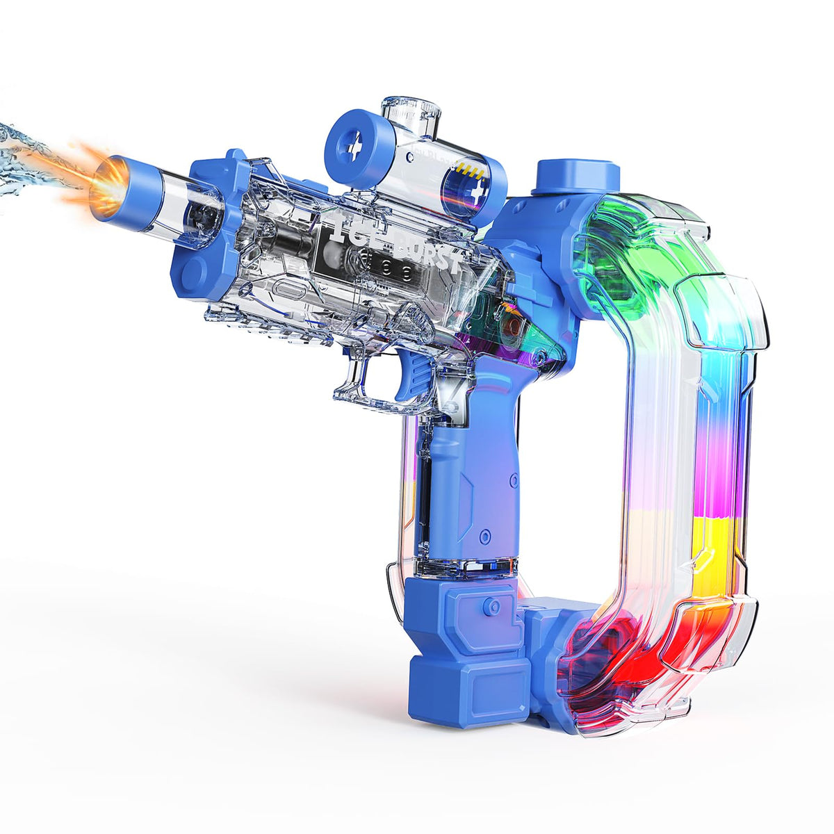 Nextjoy electric water gun shows off its 900cc tank for endurance in backyard battles.