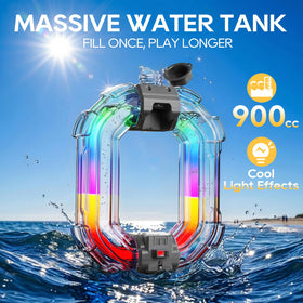 NEXTJOY dual LED lights provide tank glow and visibility