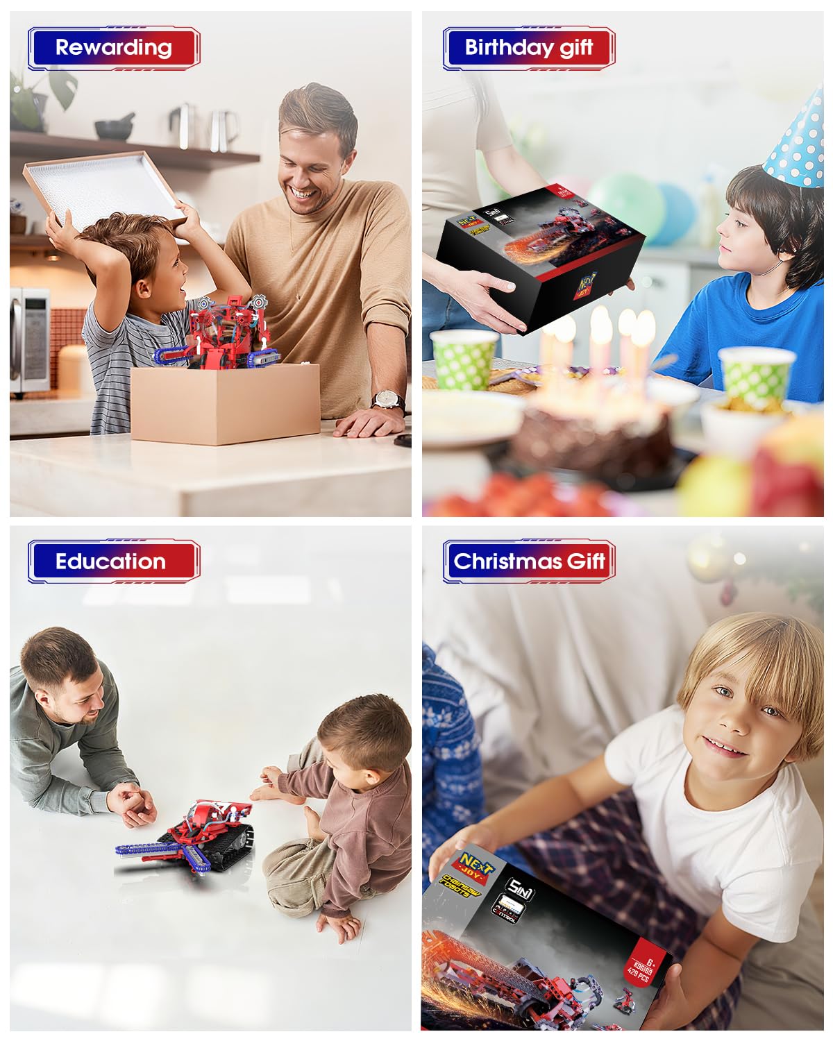 NextJOY remote control scene showing options for interactive play