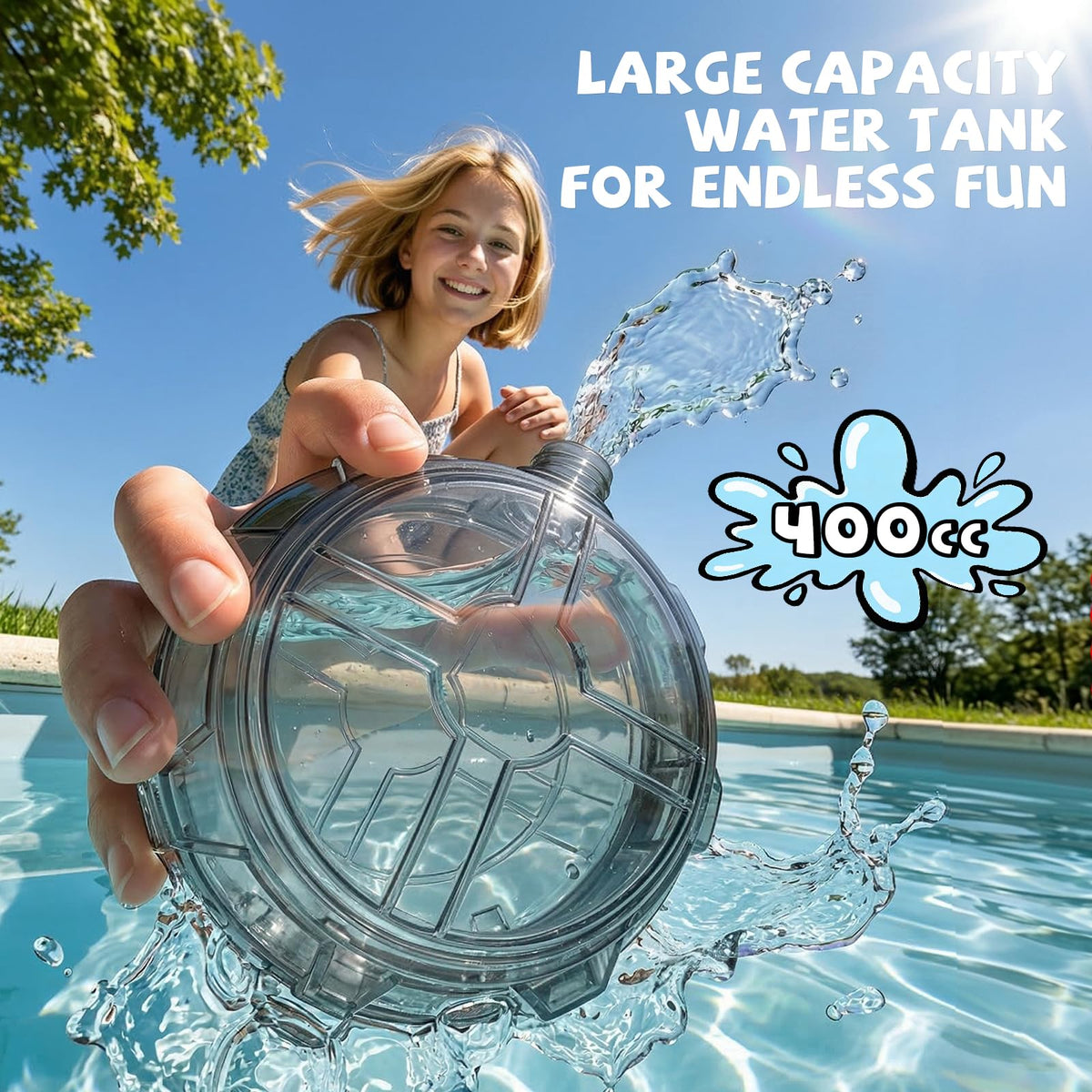 NEXTJOY water gun featuring adjustable scope for versatile play