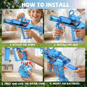 NEXTJOY water gun splash-proof construction for outdoor use