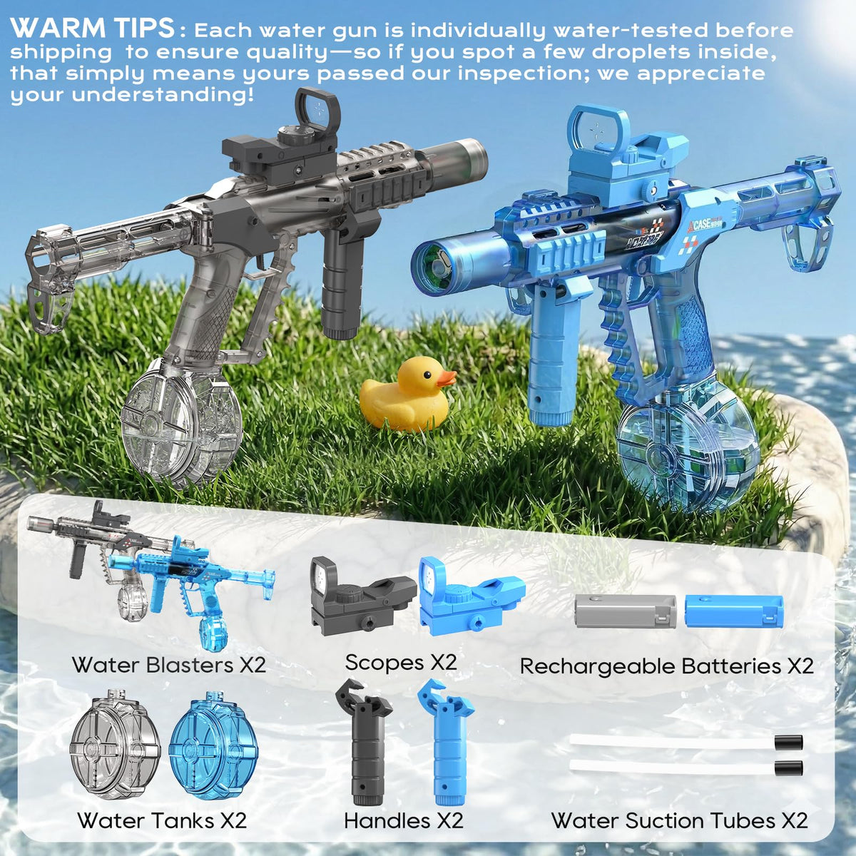 NEXTJOY water gun set makes a fun summer gift for all ages